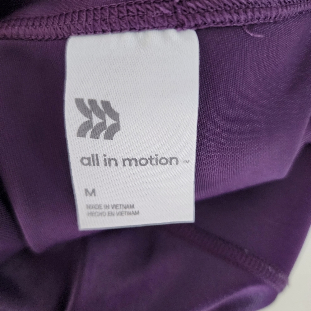 All in Motion Medium Target Purple Activewear Leggings - Picture 3 of 12